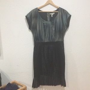 EUC BCBGeneration Workwear Dress Black Blue 10